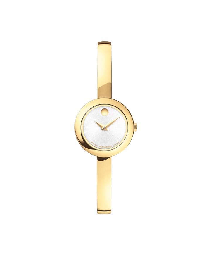 Movado - Montre Museum Bangle ronde dorée