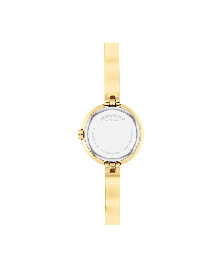 Movado - Montre Museum Bangle ronde dorée