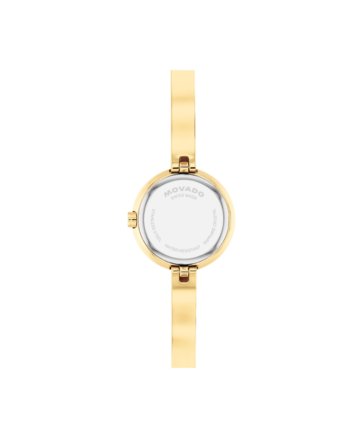 Movado - Montre Museum Bangle ronde dorée