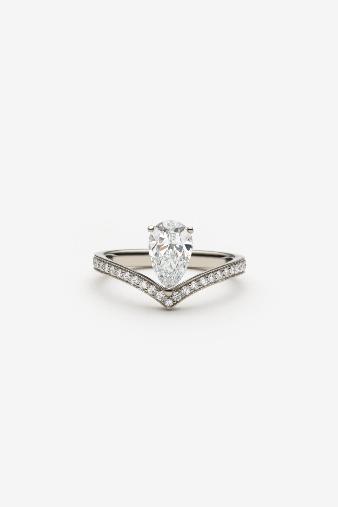 Bague Alexandra - pavé poire 1,00ct