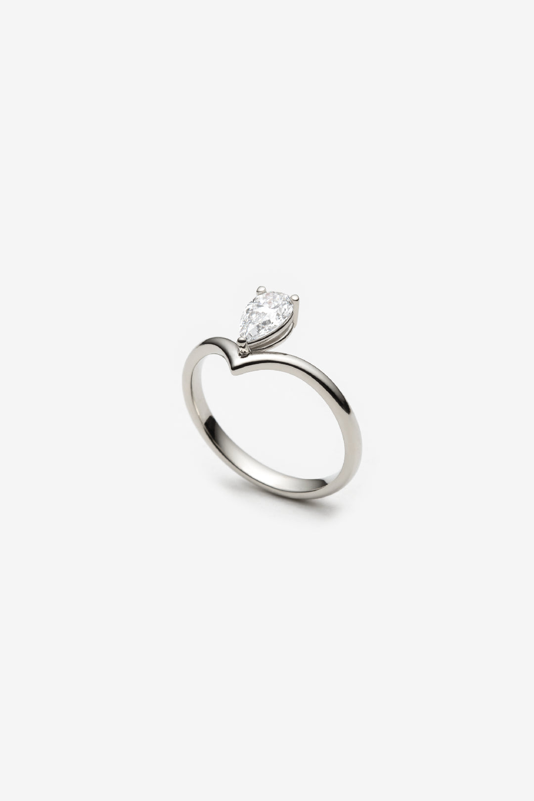Bague Alexandra - poire 0.55ct