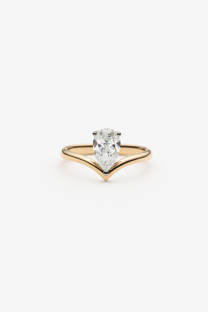 Bague Alexandra - poire 1,00ct