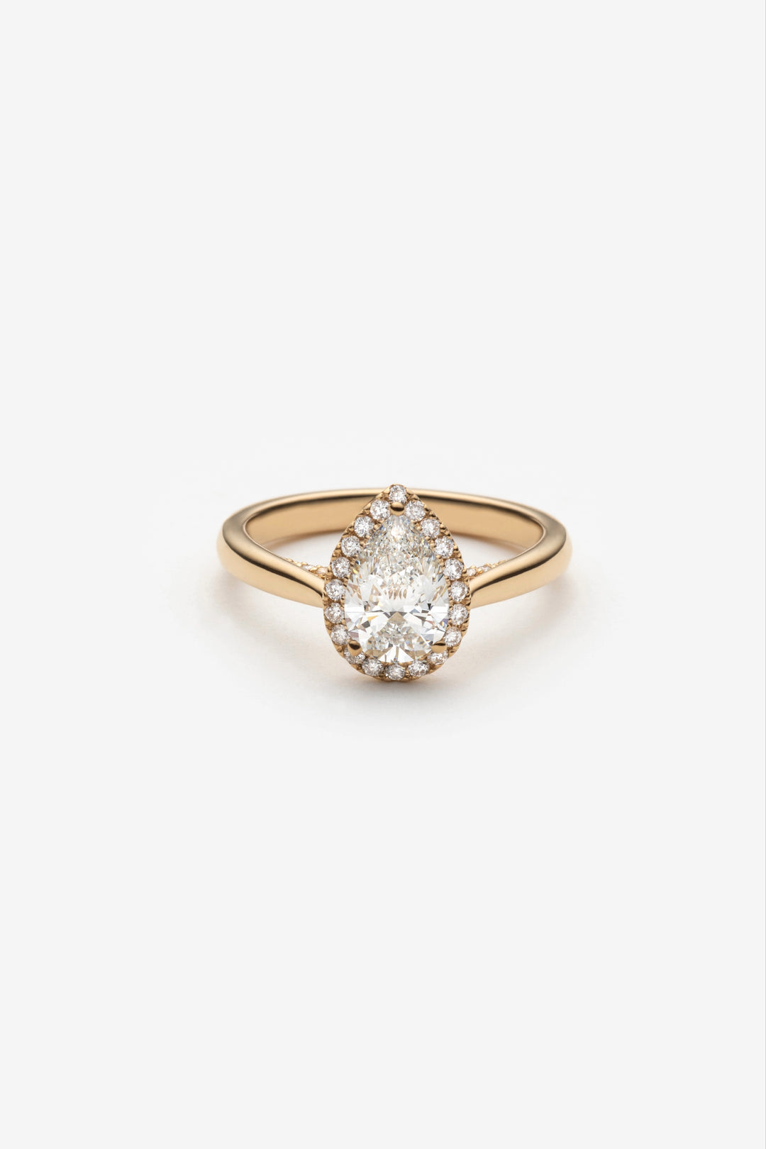 Bague Élodie - diamant poire 1.00ct