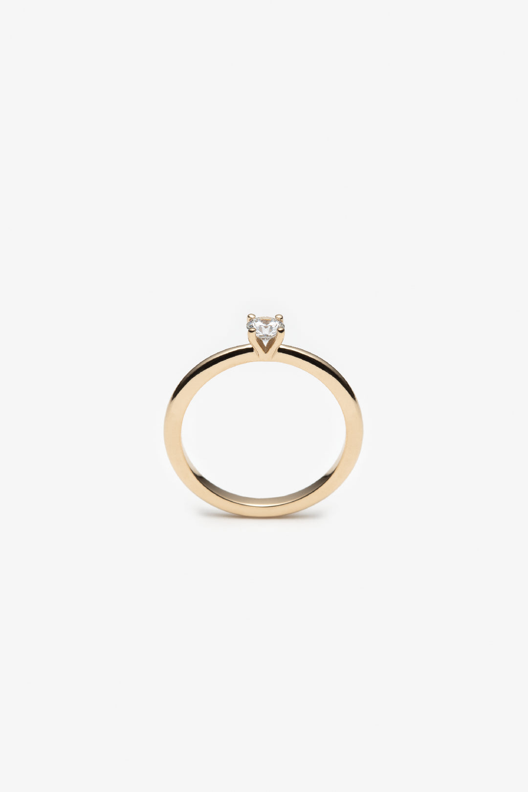 Bague Dahlia 1 diamant crée 18KJ