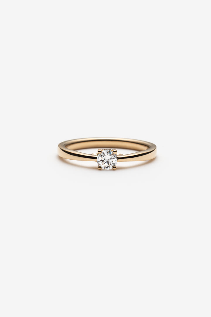 Bague Aurore solitaire diamant 18k