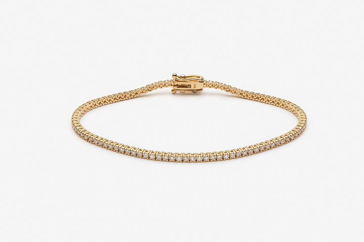 Bracelet tennis diamants 1.9ct