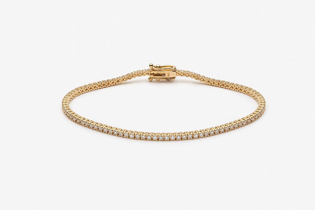 Bracelet tennis diamants 1.9ct