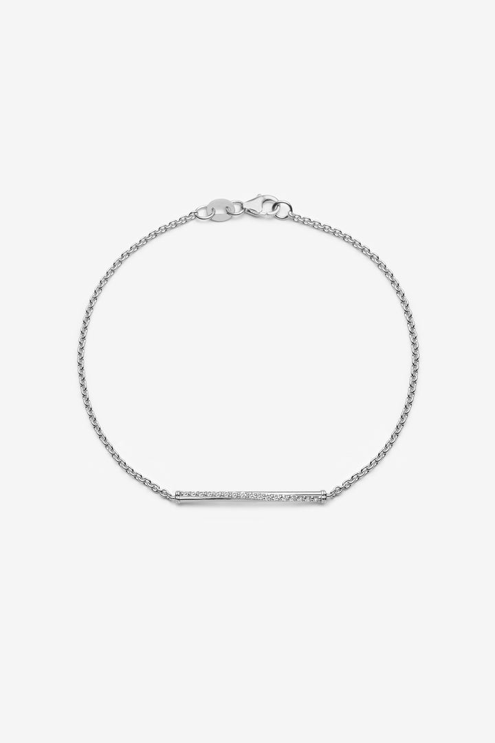 Bracelet St-Jean - Barre torsadée saphirs