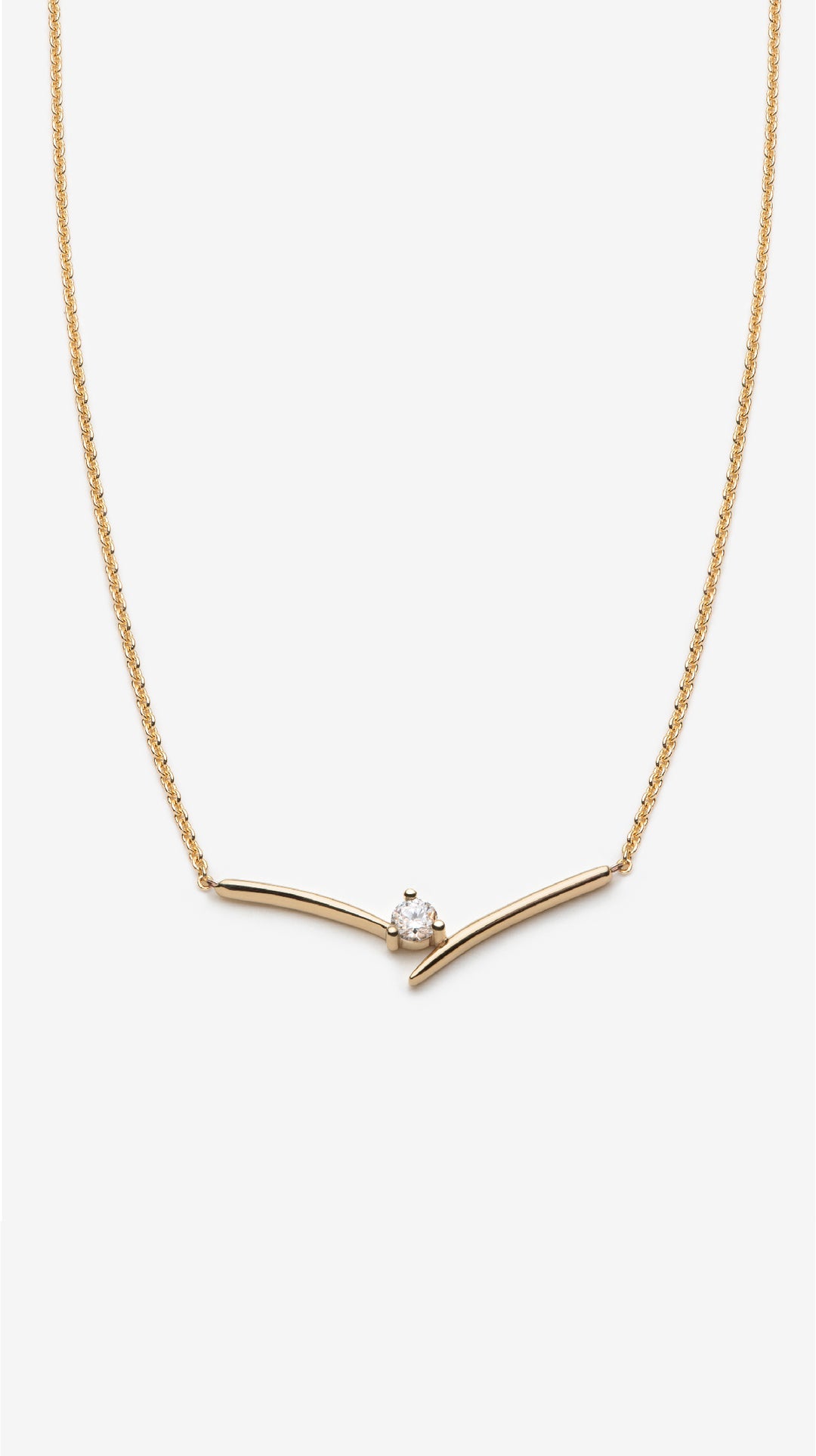 Collier Chevron - Diamant 0.20pts